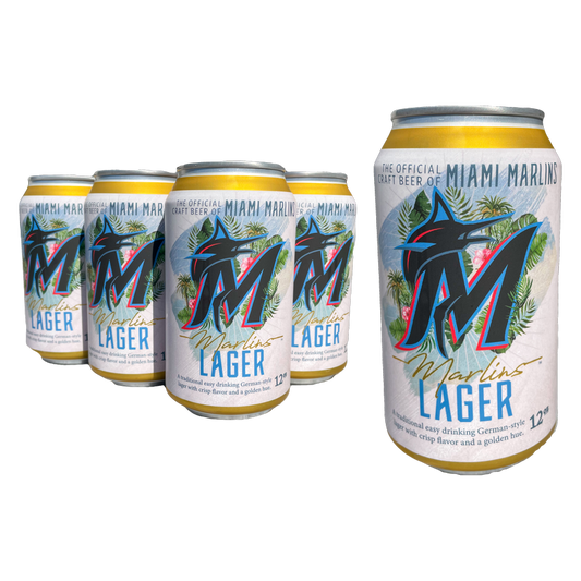 Biscayne Bay Brewing Marlins Lager 6pk 12oz Can 4.8% ABV