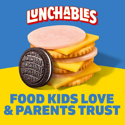 Lunchables Turkey & American Cheese Cracker Stackers with Chocolate Sandwich Cookies  - 3.2oz