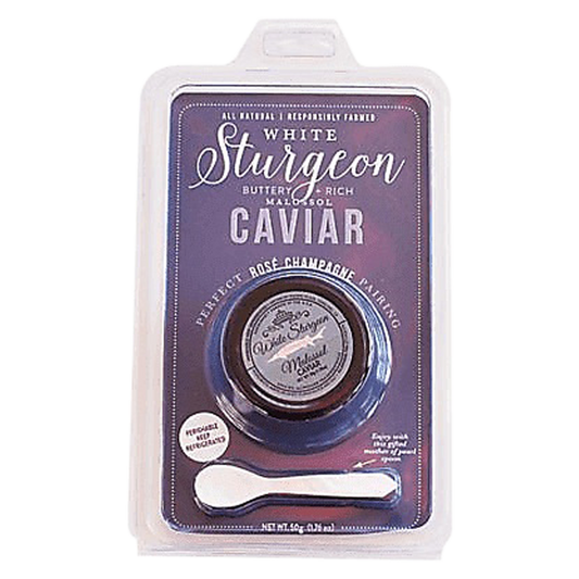 Pacific Plaza White Sturgeon Caviar with MP Spoon 50 gram
