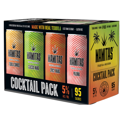 Mamitas Cocktail Variety Pack 8pk 12oz Can 5% ABV