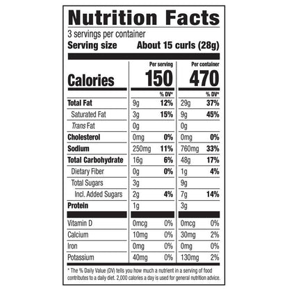 Herr's Hot N Honey Cheese Curl,  3oz