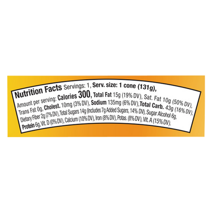 Good Humor Vanilla & Chocolate Giant Cone 1ct