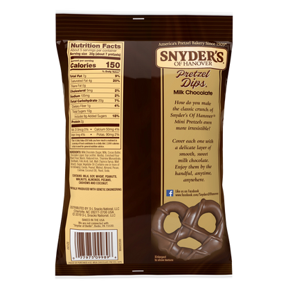 Snyder's Milk Chocolate Pretzel Dips, 6oz