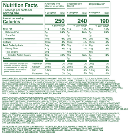 Krispy Kreme® 9-Count Doughnut Trio