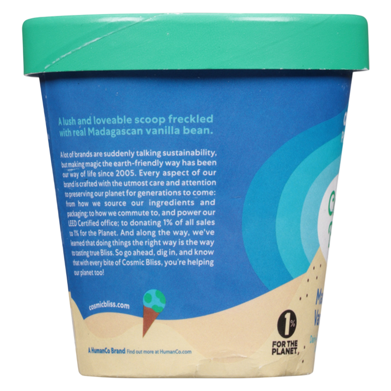 Cosmic Bliss Madagascan Vanilla Bean Pint, 14oz