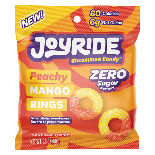 Joyride Zero Sugar Peachy Mango Rings 1.8oz