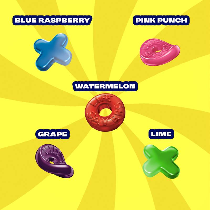 LIFE SAVERS Gummies X's & O's Gummy Candy , 4.6 oz