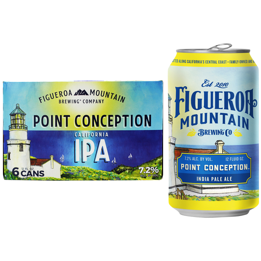 Figueroa Mountain Point Conception IPA 6pk 12oz Can 7.2% ABV