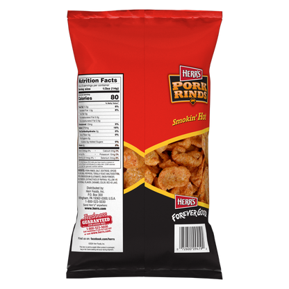 Herr's Hot Pork Rind, 3.75 oz