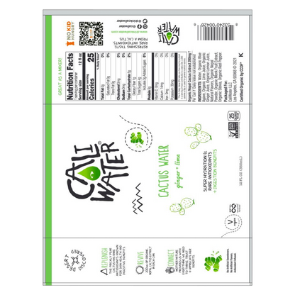 Caliwater Ginger Lime 12oz.