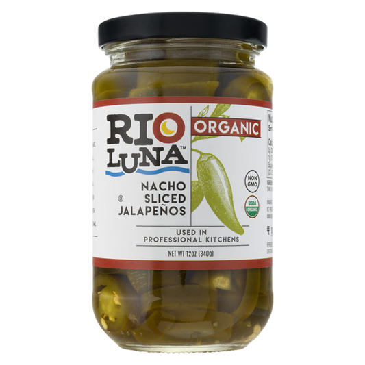 Rio Luna Organic Nacho Sliced Jalapenos 12oz