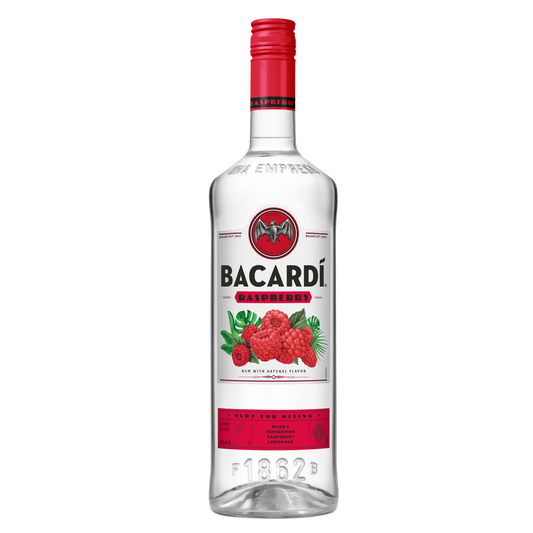 Bacardi Raspberry Rum 1L (70 Proof)