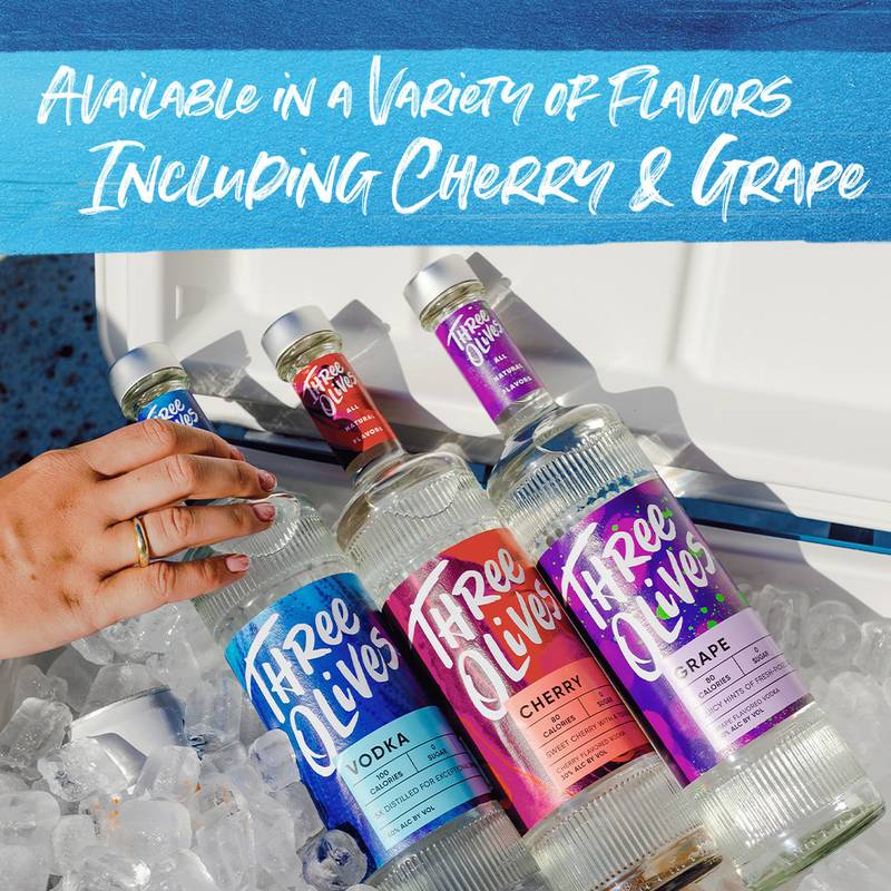 Three Olives Vodka Cherry 1L (60 Proof)