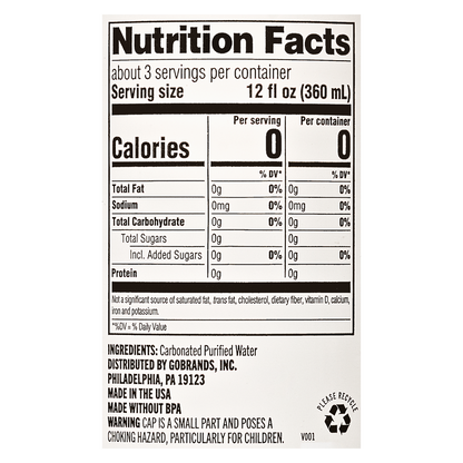 Basically Pure Sparkling Water 1L