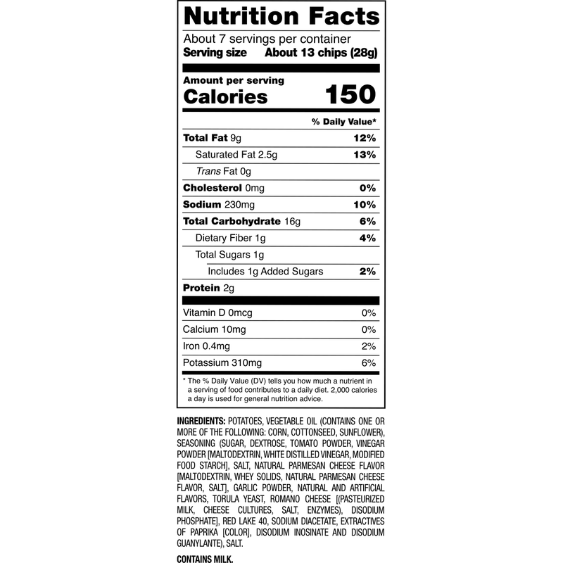 Herr's Tomato Pie Ripple Chips, 7oz