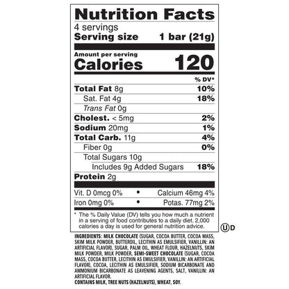 Kinder Bueno Milk Chocolate and Hazelnut Cream, 4 Chocolate Bars, 0.75 oz Each