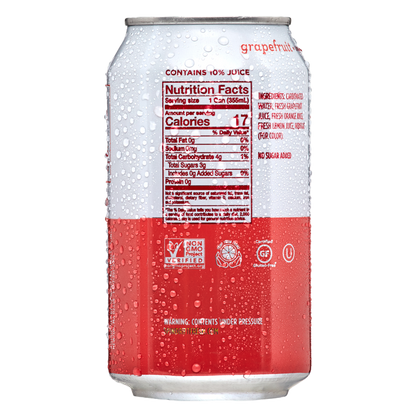 Spindrift Grapefruit Sparkling Water 12oz Can