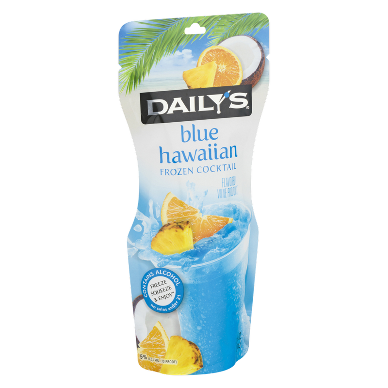 Daily's Blue Hawaiian Frozen Cocktail Pouch 10oz 5% ABV