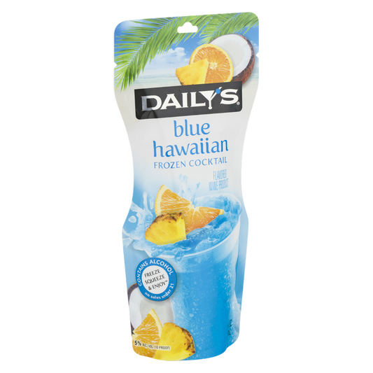 Daily's Blue Hawaiian Frozen Cocktail Pouch 10oz 5% ABV