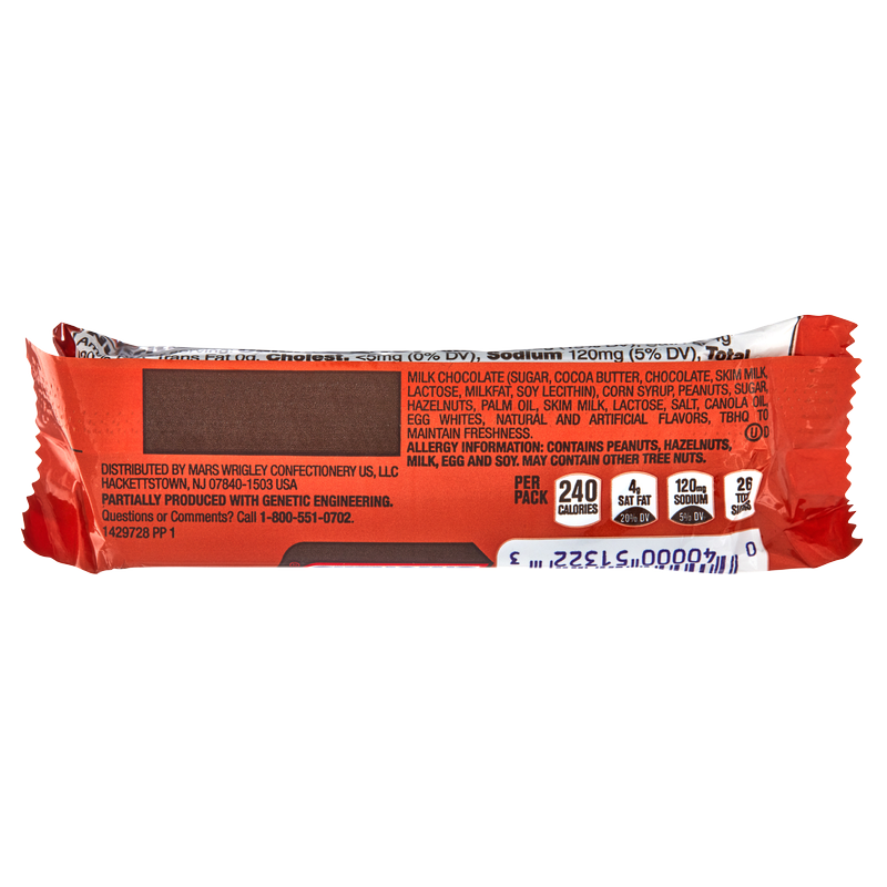 Snickers Hazelnut Bar 1.76oz