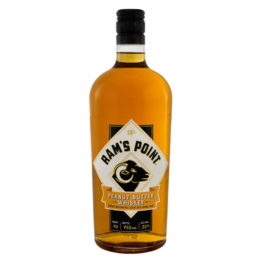 Rams Point Peanut Butter Whiskey 50ml  (70 proof)