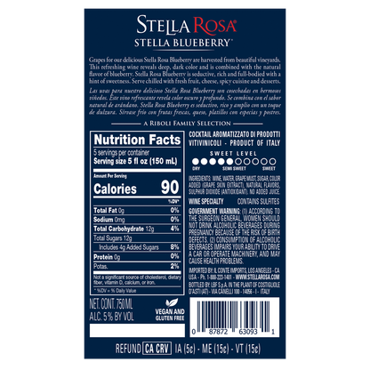 Stella Rosa Blueberry Bottle 750ml