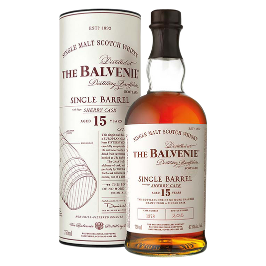The Balvenie Single Barrel 12 Year Old Single Malt Scotch Whisky 750 ml