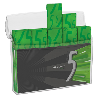 5 GUM Spearmint Rain Sugar Free Chewing Gum, Five Gum, 35 Stick Pack