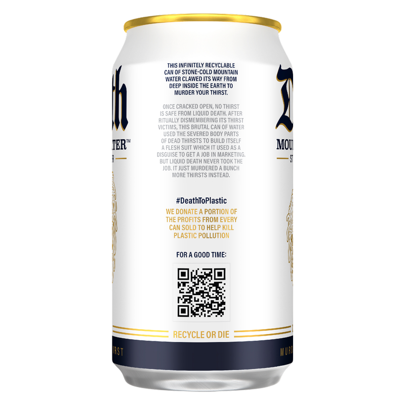 Liquid Death Still Mountain Water 12pk 12oz Can