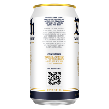 Liquid Death Still Mountain Water 12pk 12oz Can