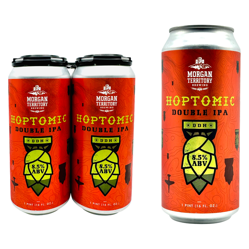 Morgan Territory Brewing Hoptomic Double IPA 4pk 16oz Can
