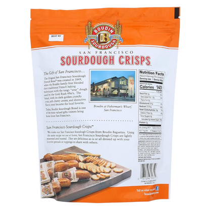 Boudin Sourdough Crisps Cheddar Jack, 6 oz
