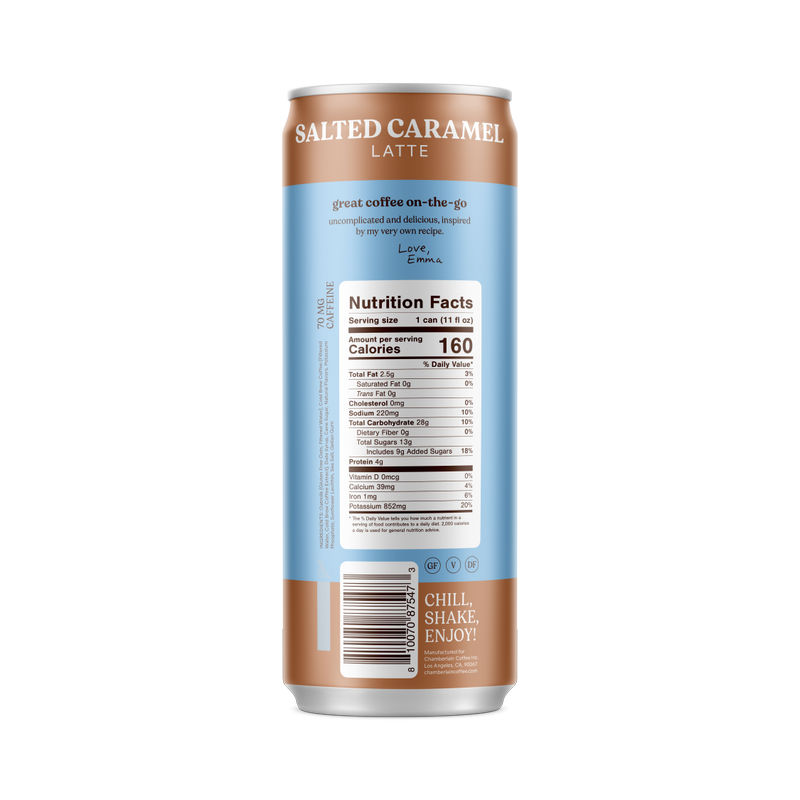 Chamberlain Oatmilk Salted Caramel 11oz Can 
