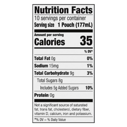 Capri Sun Fruit Punch 10pk 6oz Pouch