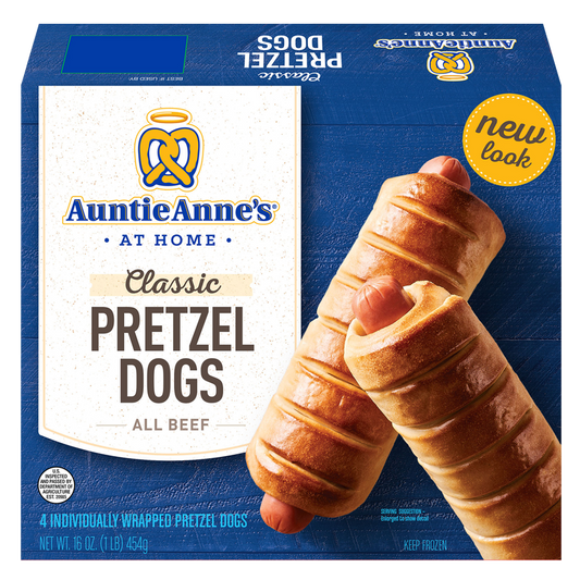 Auntie Anne's Frozen Classic All Beef Pretzel Dogs 4ct 16oz