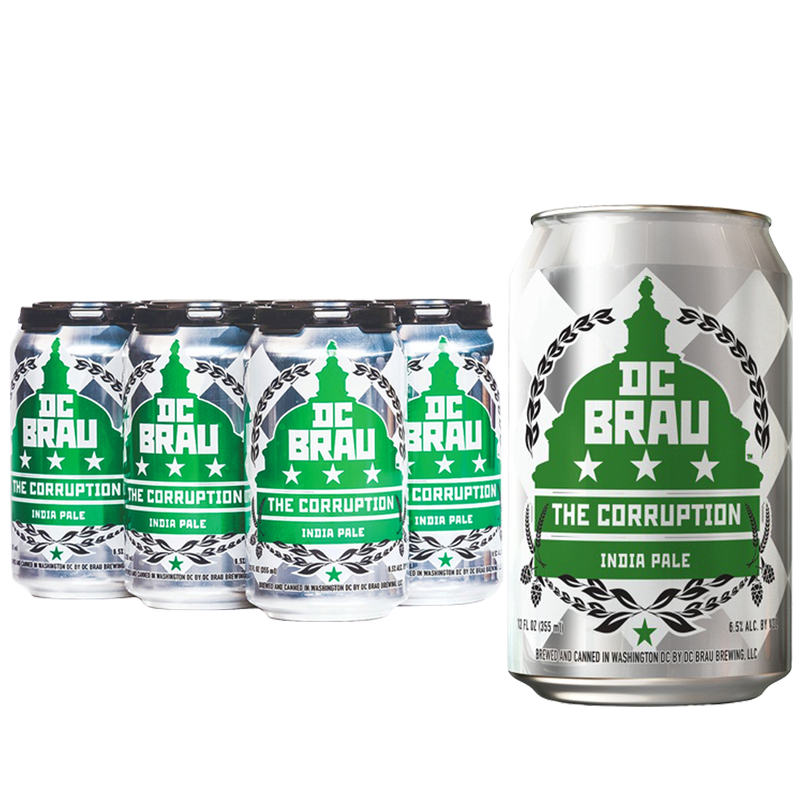 DC Brau The Corruption IPA 6pk 12oz Can 6.5% ABV