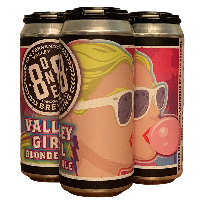 8One8 Brewing Valley Girl Blonde Ale 4pk 16oz