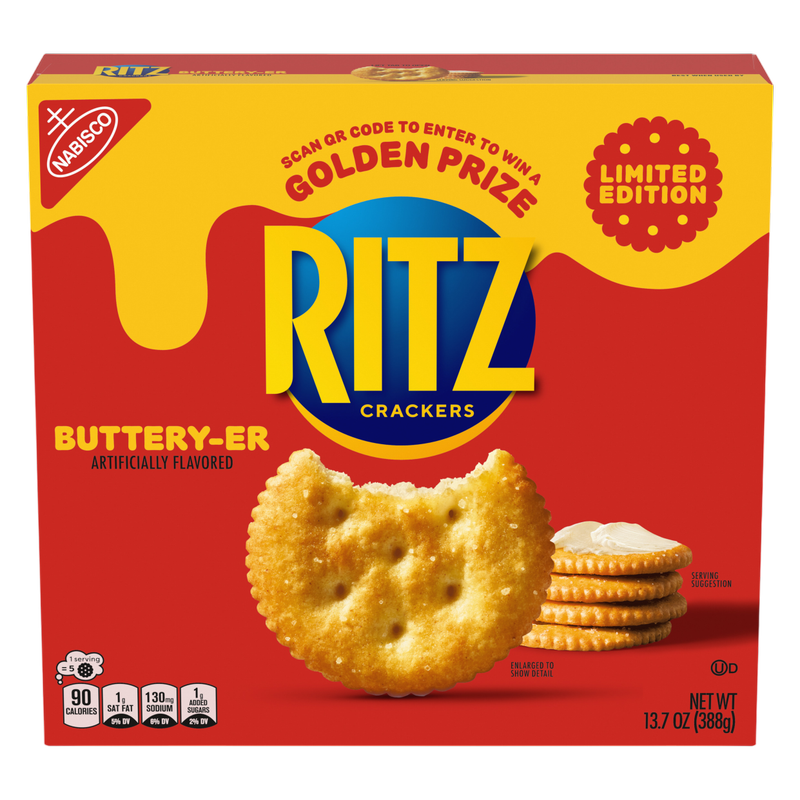 RITZ Buttery-er Crackers, Limited Edition, 13.7 oz