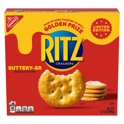 RITZ Buttery-er Crackers, Limited Edition, 13.7 oz