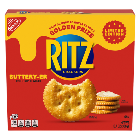 RITZ Buttery-er Crackers, Limited Edition, 13.7 oz