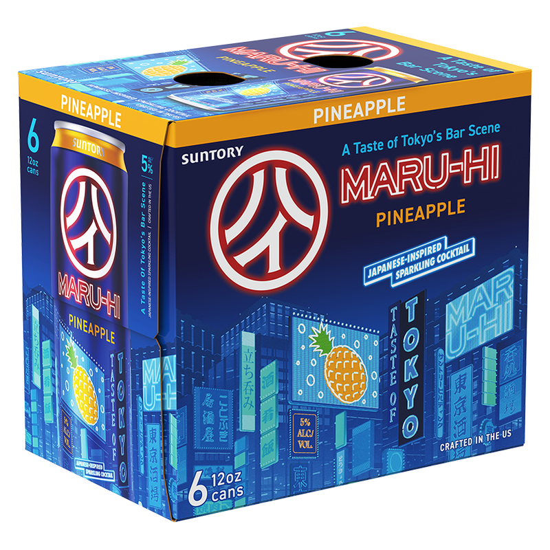 Suntory Maru-Hi Pineapple 6pk 12oz Can
