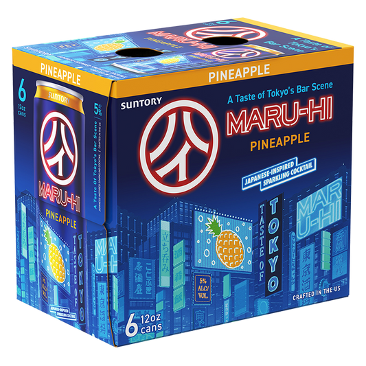 Suntory Maru-Hi Pineapple 6pk 12oz Can