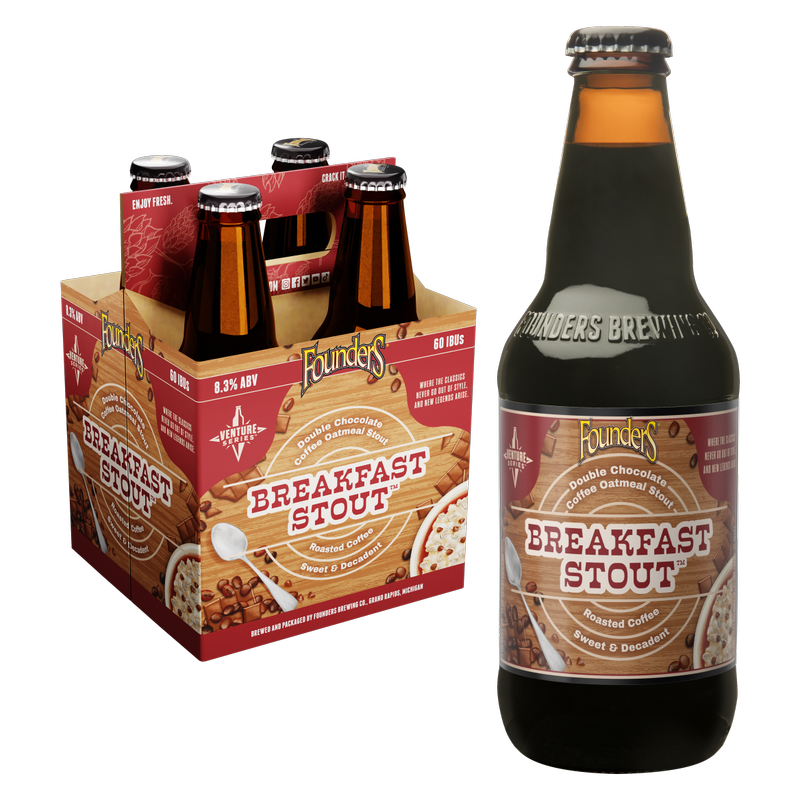 Founders Brewing Breakfast Stout 4pk 12oz Btl