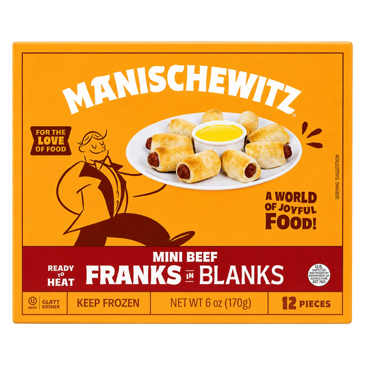 Manischewitz Kosher Mini Beef Franks In Blankets 6 oz