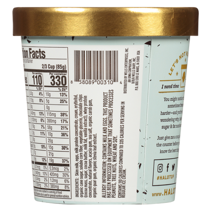 Halo Top Mint Chip Ice Cream 16oz