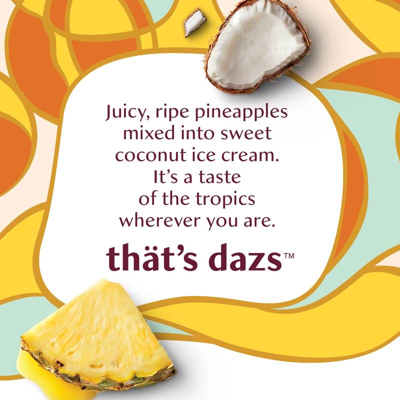 Haggen-Dazs Pineapple Coconut 14oz