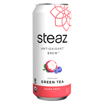Steaz Super Fruit Green Tea 16oz Btl