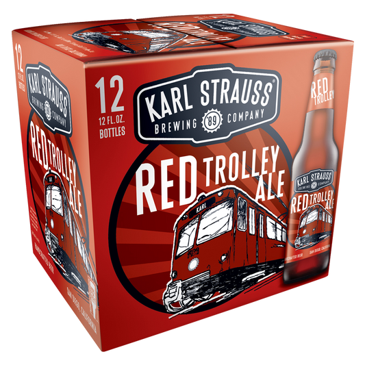 Karl Strauss Brewing Red Trolley Ale 12pk 12oz Btl