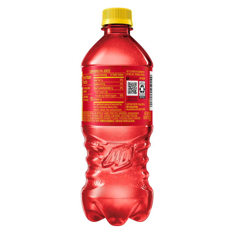 Mountain Dew Zero Sugar Trolli Cherry Lemon 20oz Btl