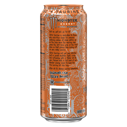 Monster Energy Ultra Sunrise 16oz Can